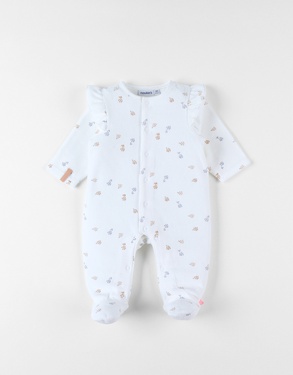 Corduroy velvet pyjamas, heart