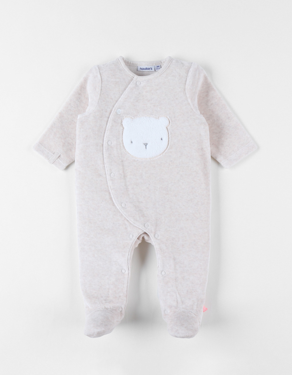 Corduroy velvet pyjamas, heart