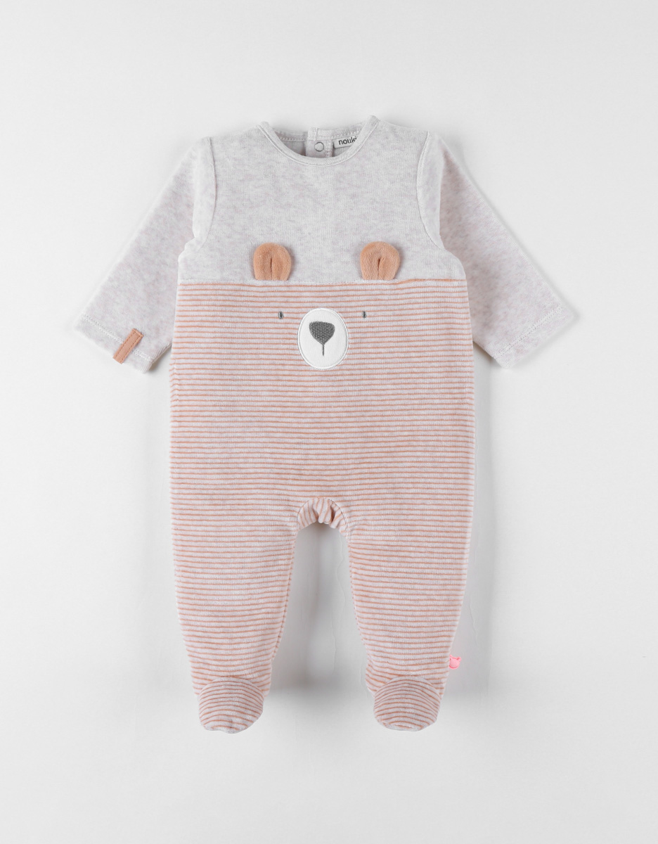 Corduroy velvet pyjamas, heart