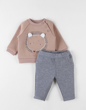 Set sweatshirt + joggingbroek, hedgehog