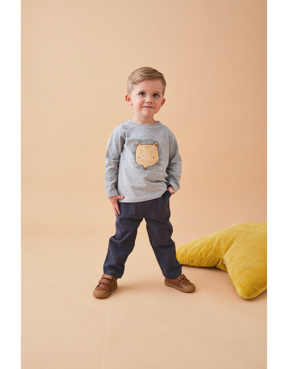 Hedgehog T-shirt, Heather Grey