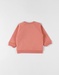 Sweater met leeuw, terracotta