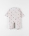 Corduroy fluwelen pyjama, giraffenprint