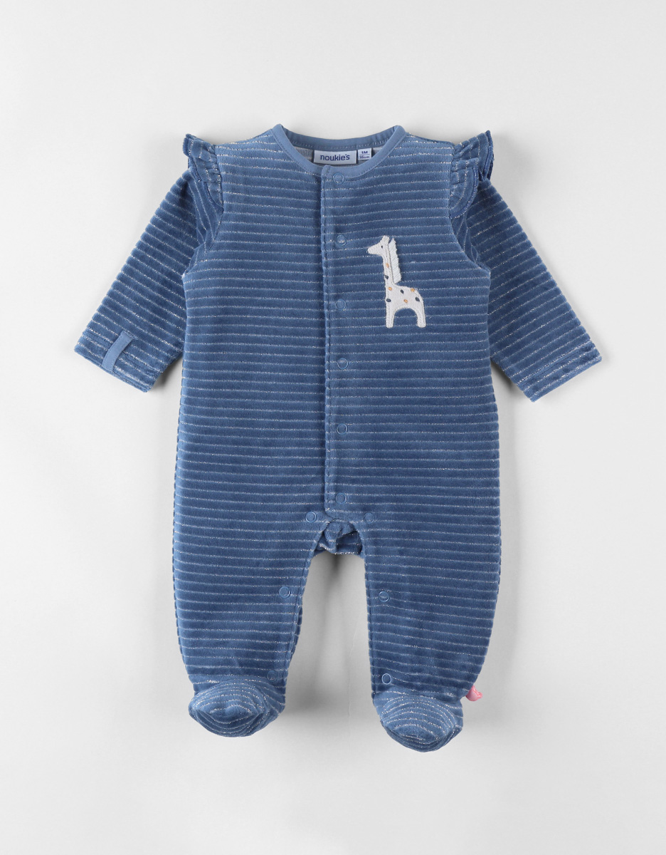 Corduroy fluwelen pyjama, giraffe