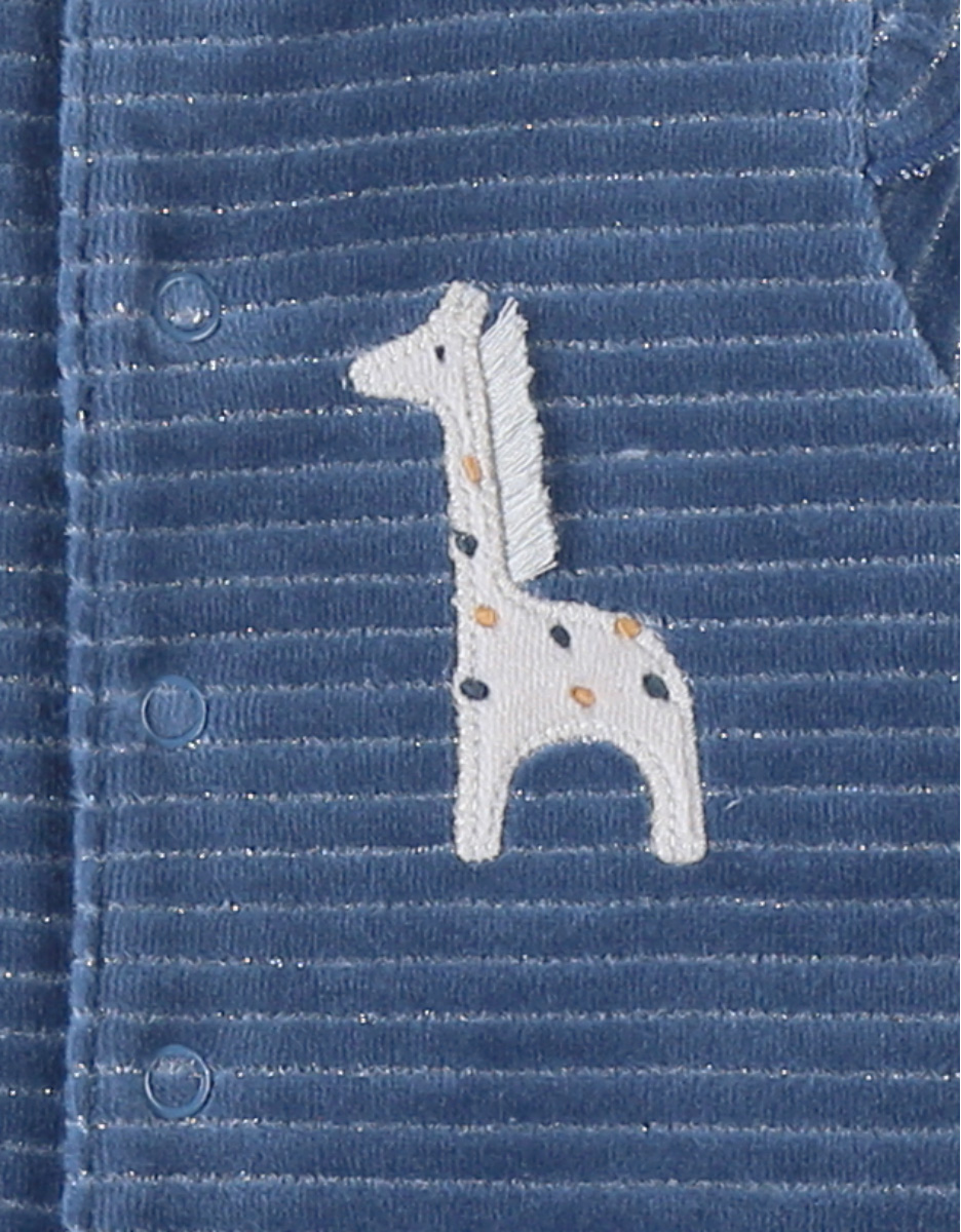 Corduroy velvet pyjamas, giraffe