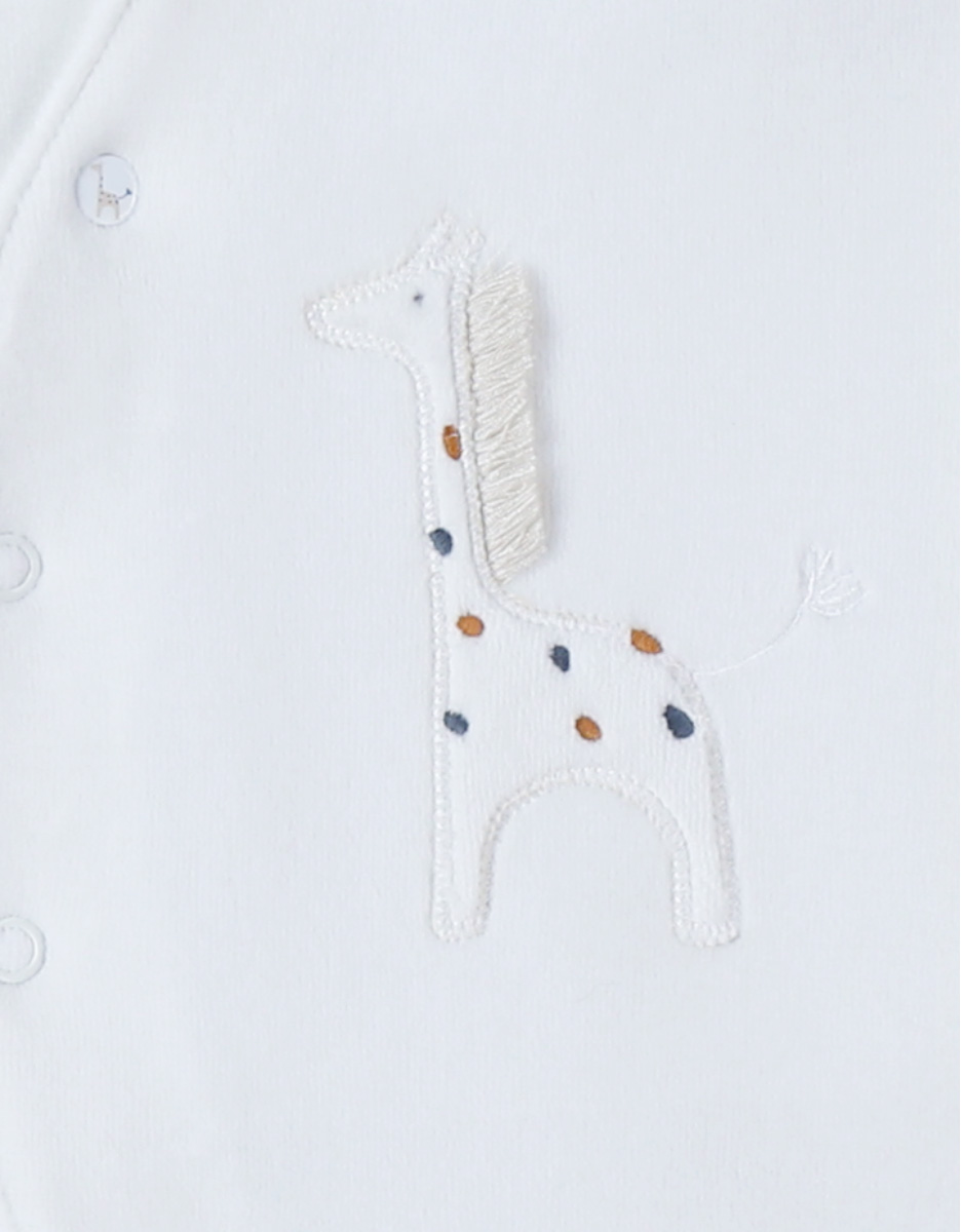 Corduroy velvet pyjamas, giraffe