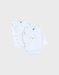 Lot de 2 bodies croisés en coton