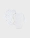 Lot de 2 bodies croisés en coton