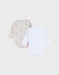 Lot de 2 bodies croisés en coton