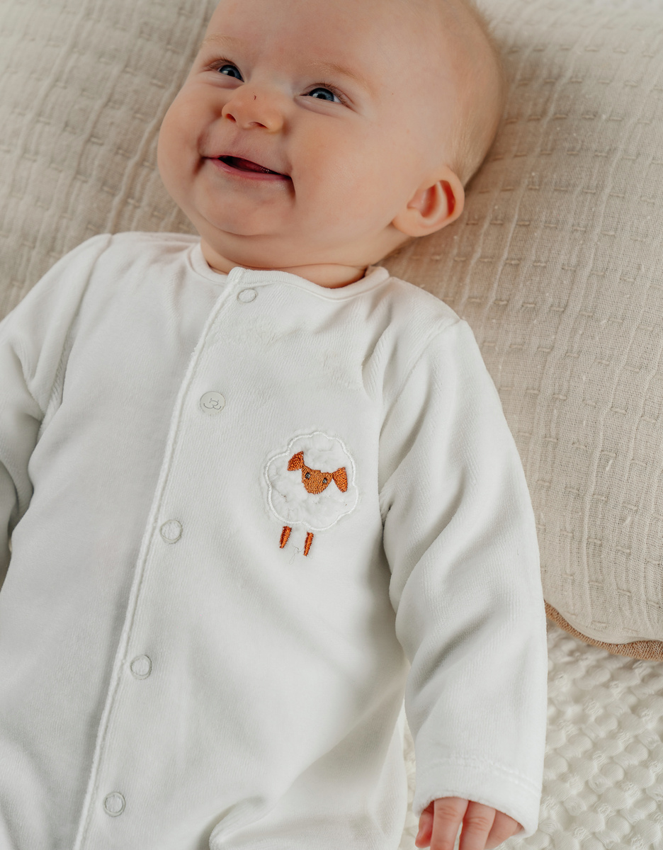 Lot de 2 pyjamas bébé en velours doux
