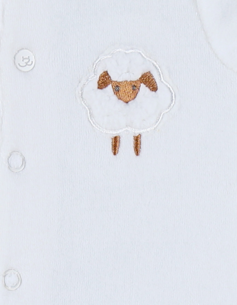Lot de 2 pyjamas bébé en velours doux