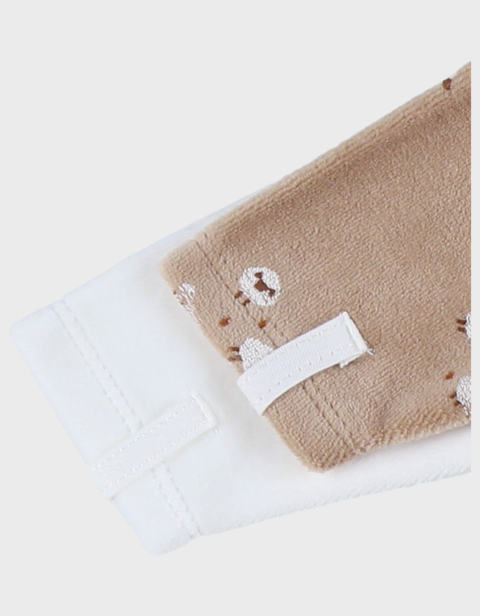 Lot de 2 pyjamas bébé en velours doux