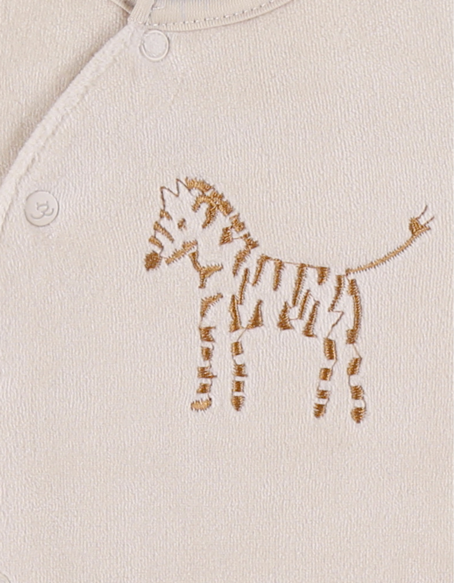 Lot de 2 Pyjamas bébé, Velours