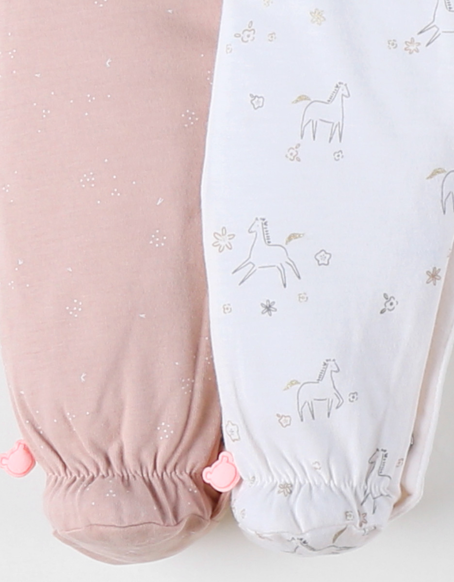 Lot de 2 Pyjamas bébé, Jersey