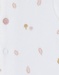 Lot de 2 pyjamas en velours bébé rose et blanc brodé