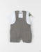 Ensemble Salopette avec T-shirt, Coton