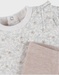 Ensemble sweatshirt fleuri et legging
