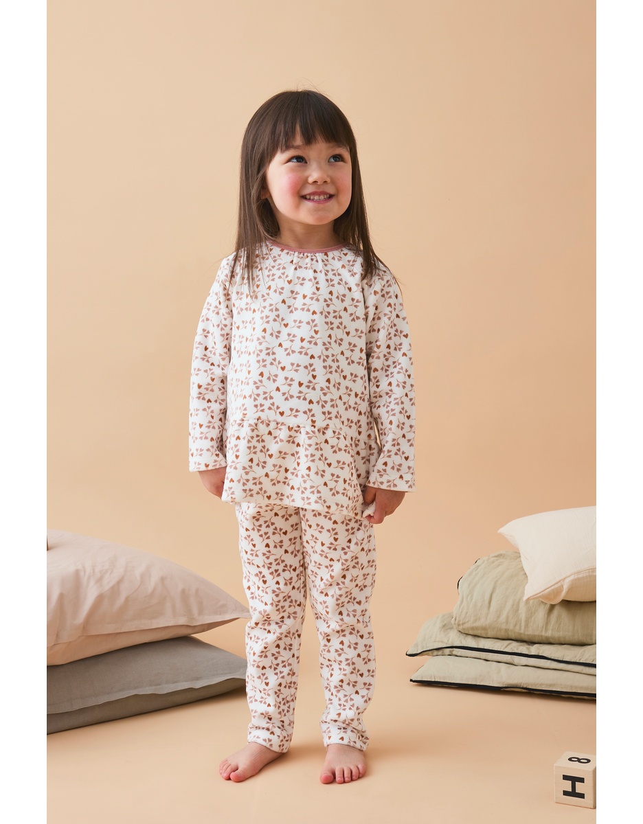 Corduroy fluwelen ecru pyjama