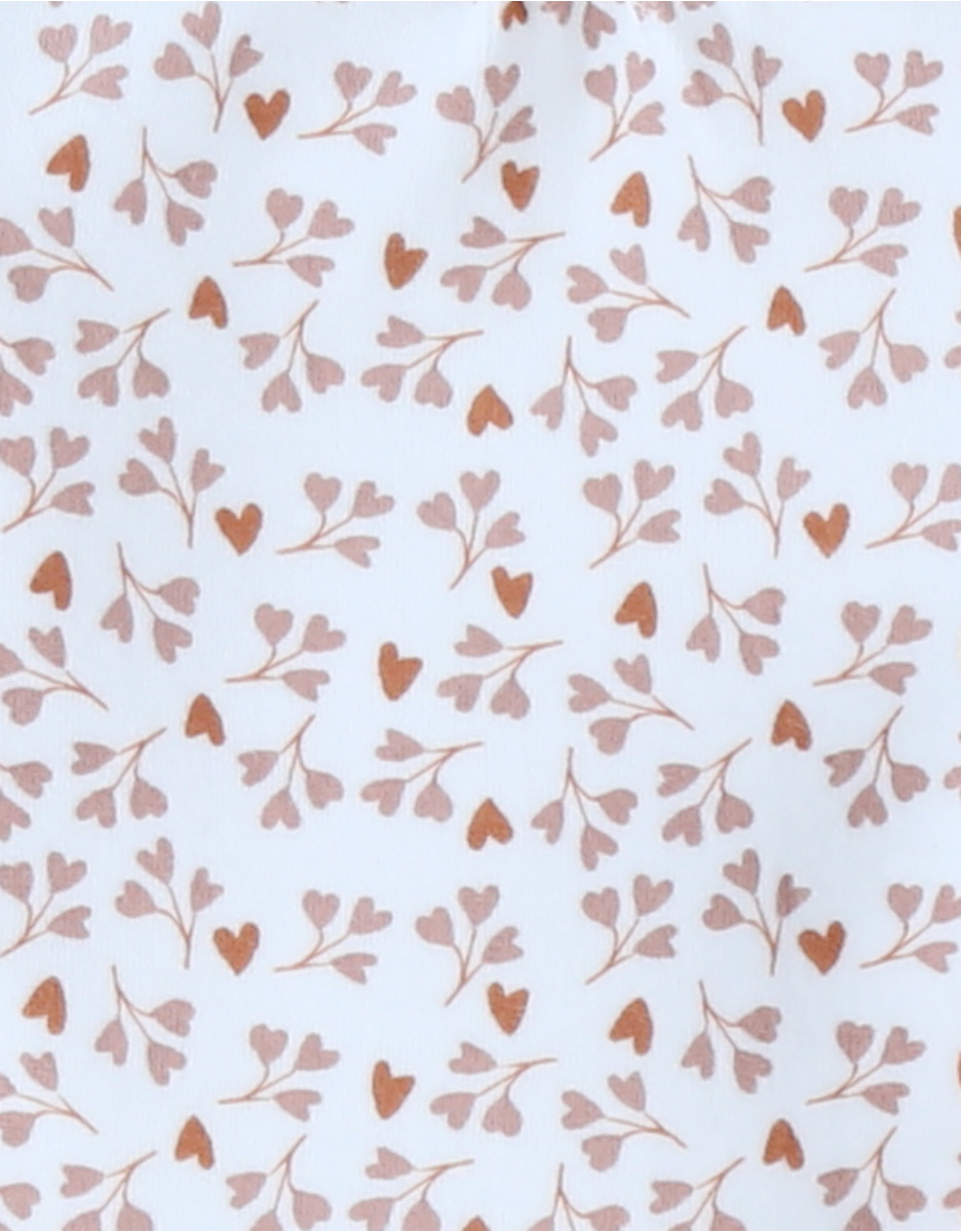 Corduroy velvet off-white pyjamas