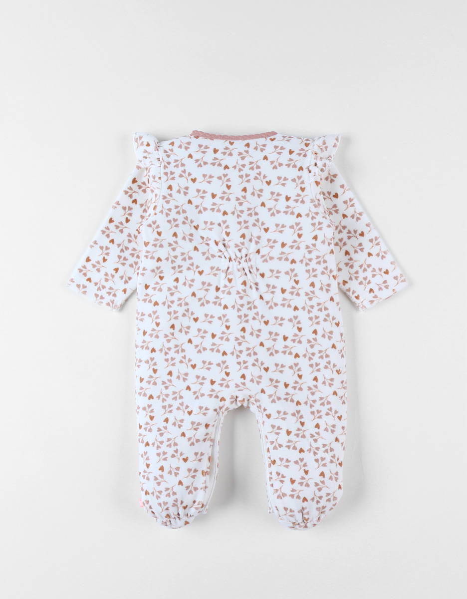 Corduroy velvet pyjamas, heart