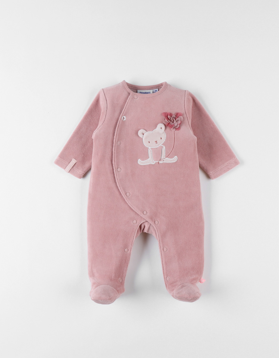 Corduroy velvet pyjamas, heart