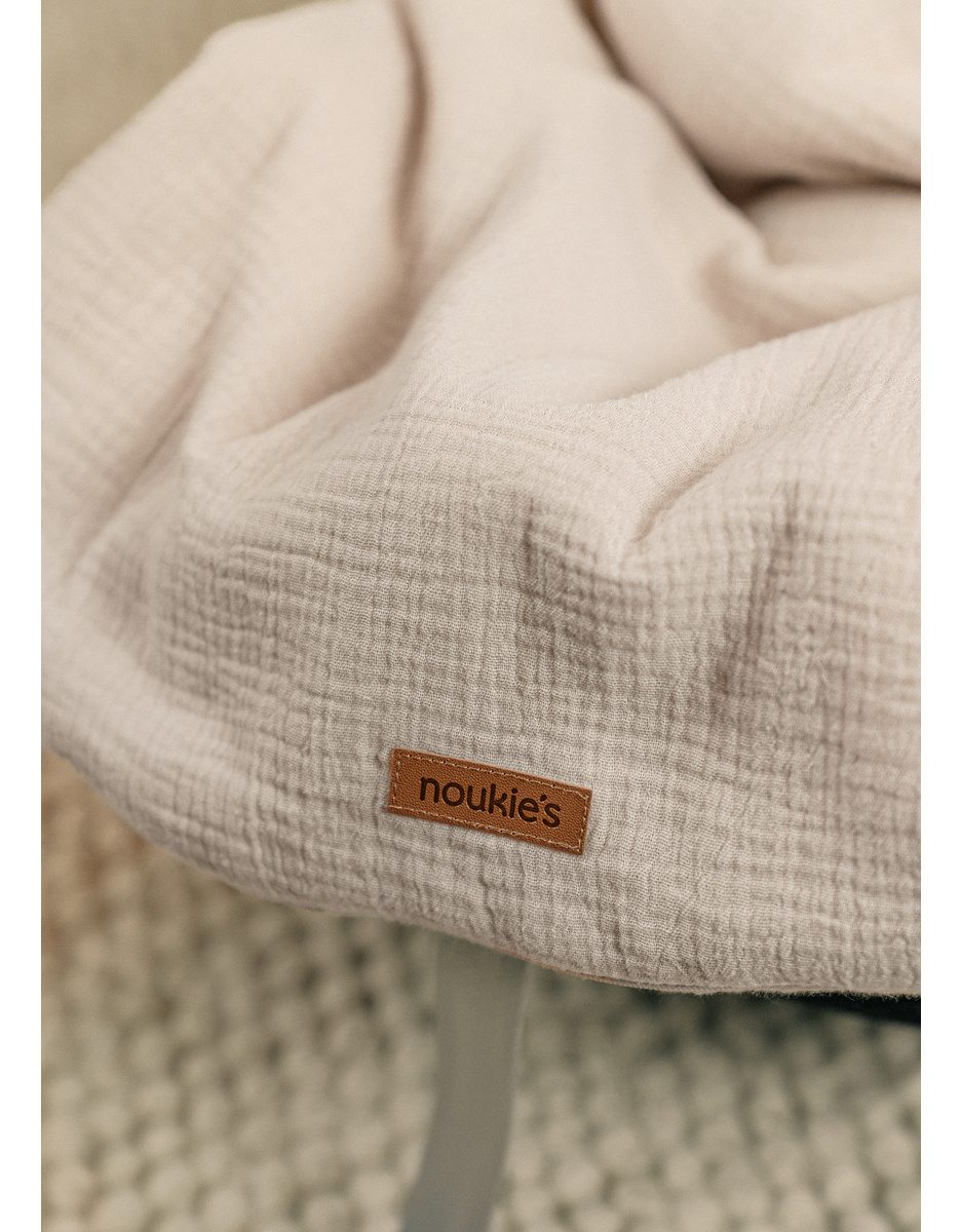 Footmuff, organic cotton muslin
