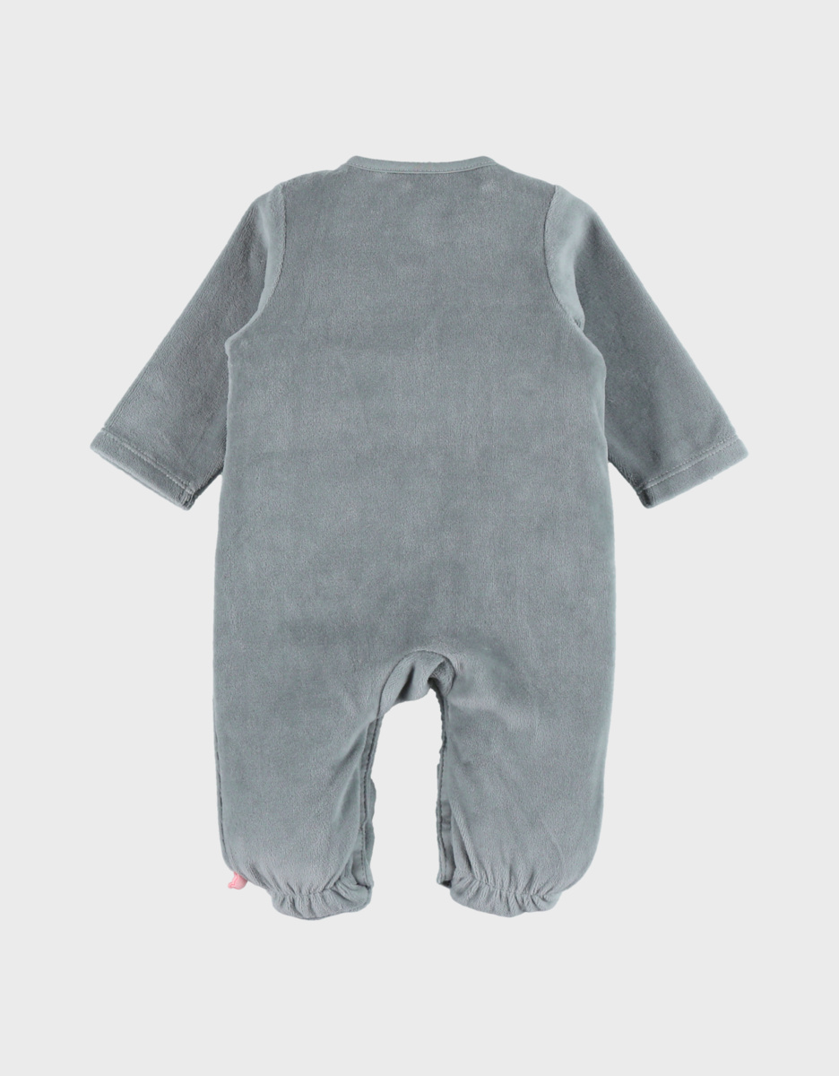 Baby pyjama, geborduurd velours