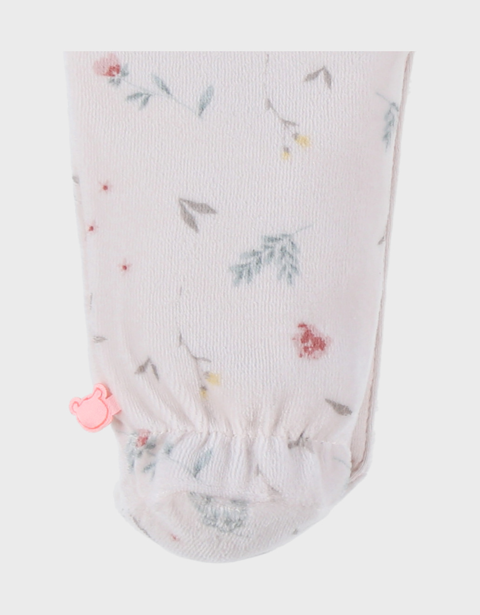 Baby pyjama, bedrukt velours