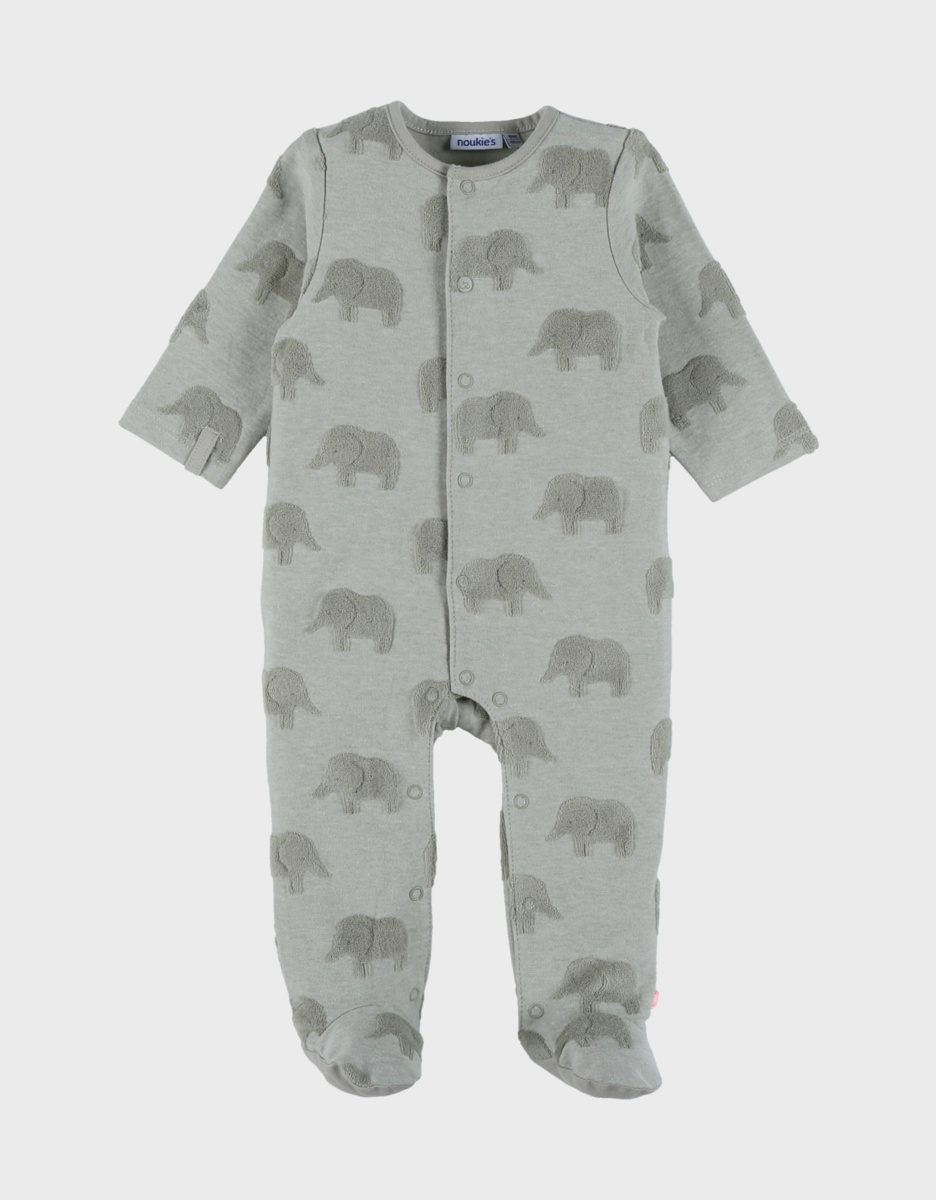 Baby pyjama, jacquard katoen