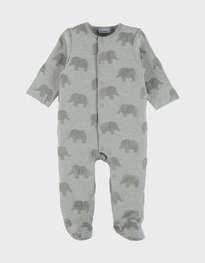 Baby pyjama, jacquard katoen