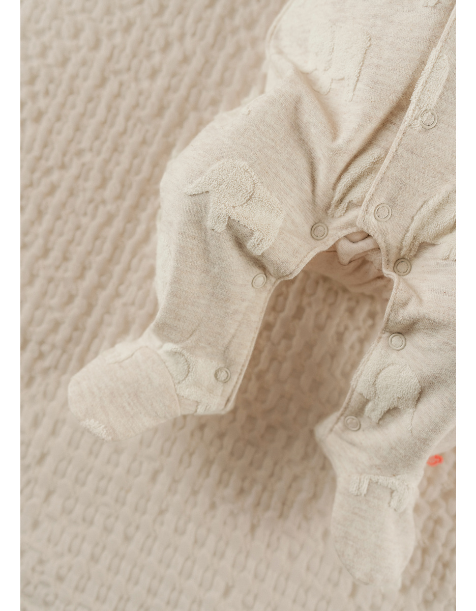 Baby pyjama, jacquard katoen