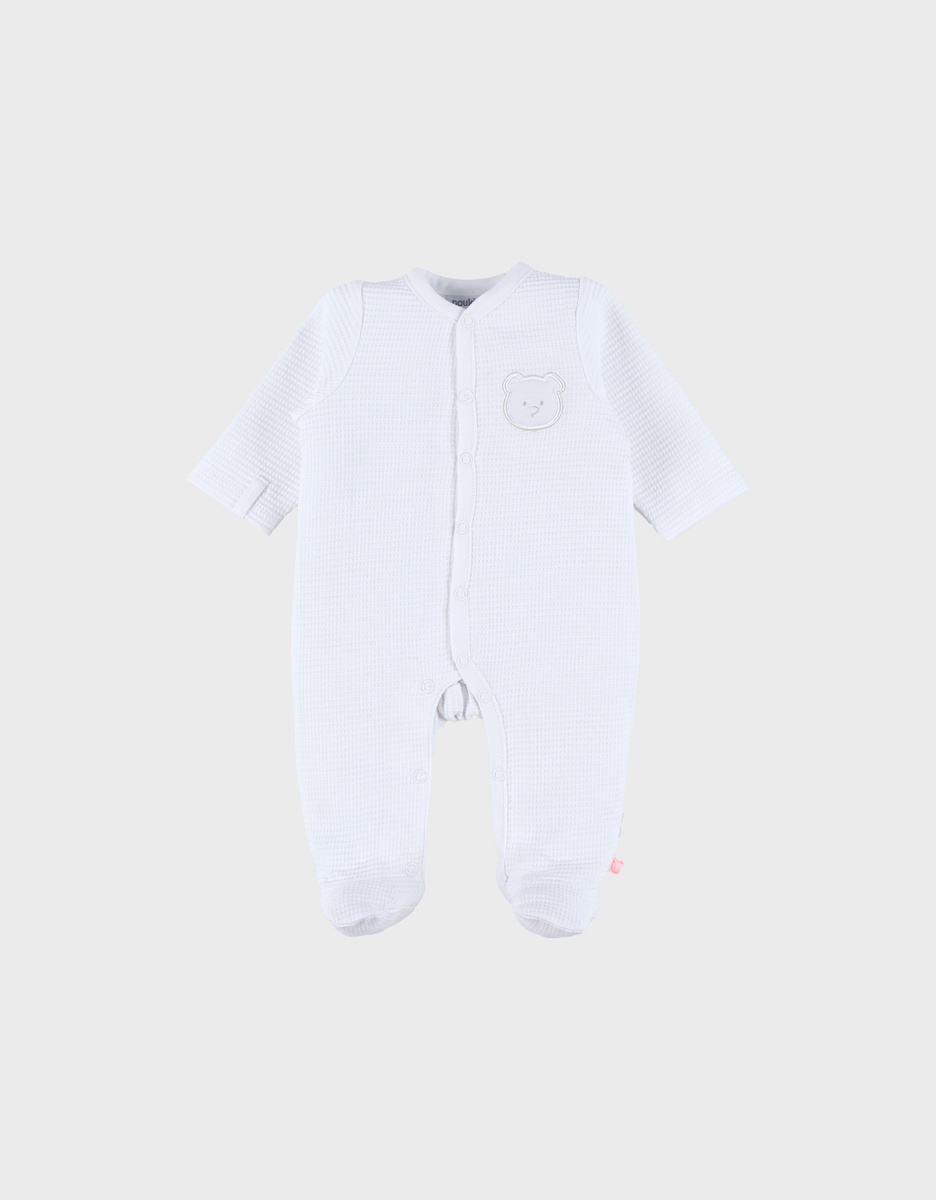 White jersey sleep-well pyjamas