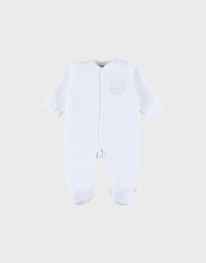 White jersey sleep-well pyjamas