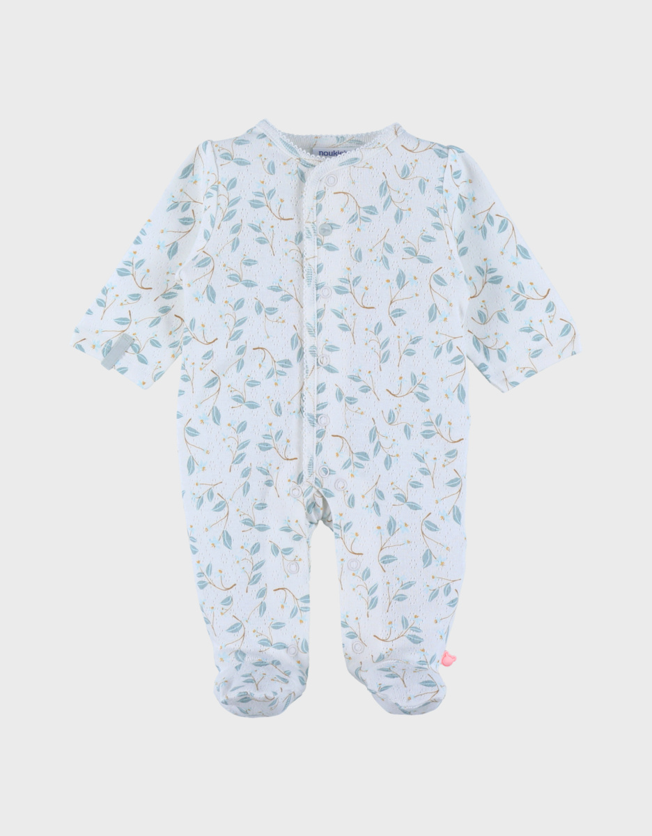 Baby pyjamas, printed cotton