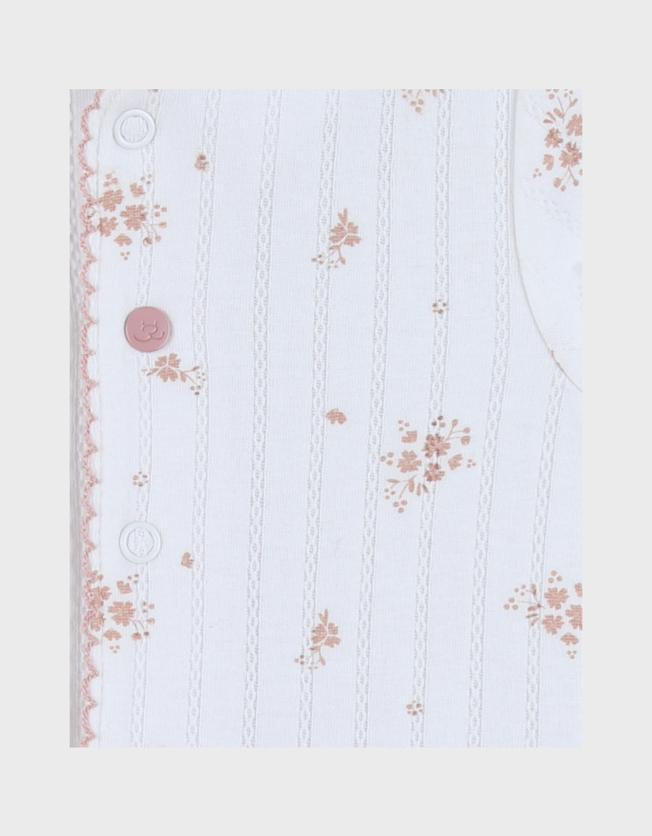 Baby pyjamas, pointelle cotton