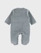 Baby pyjamas, embroidered velour