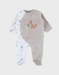 Baby pyjamas, printed velour