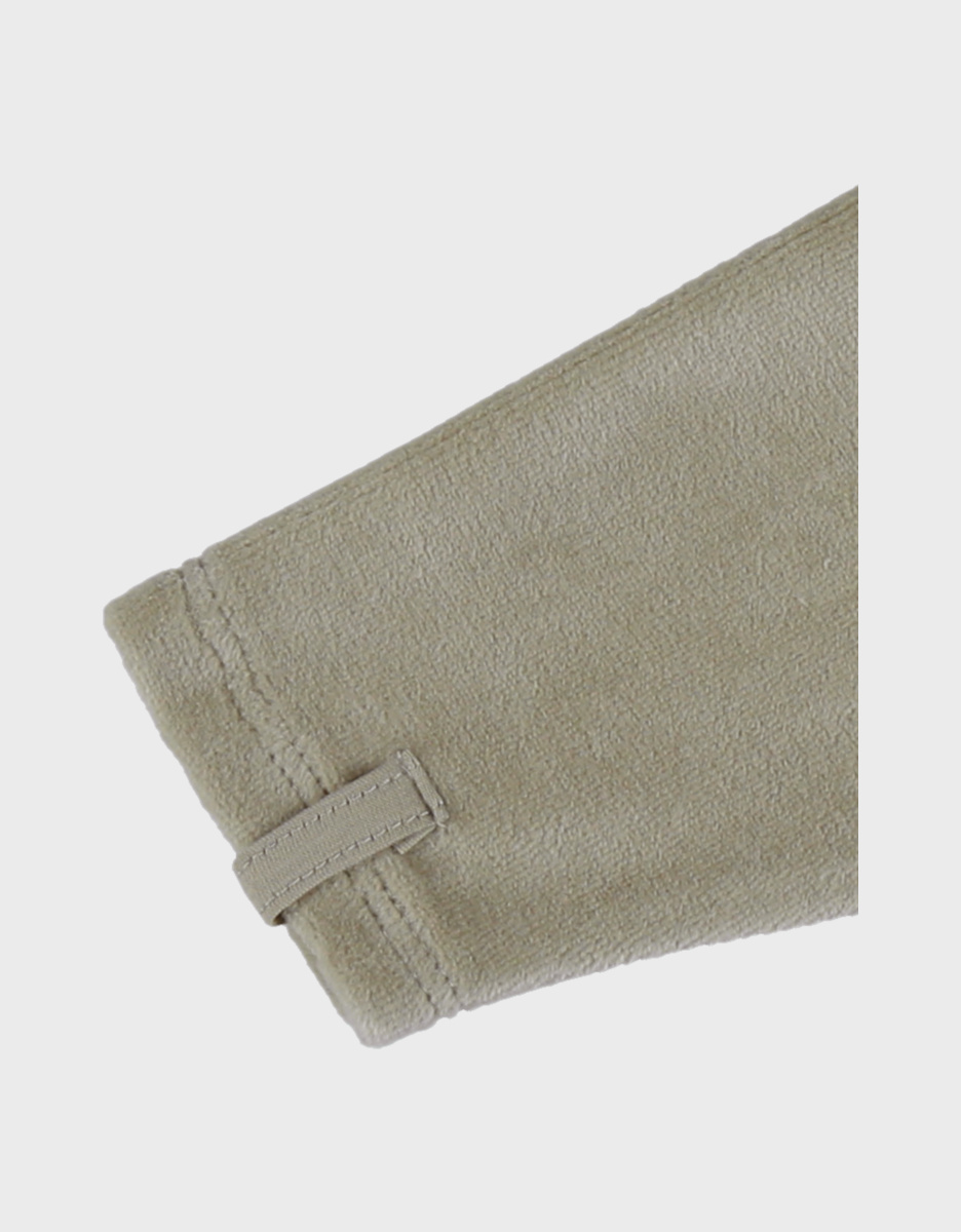 Baby pyjamas, embroidered velour