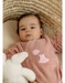 Baby pyjamas, embroidered velour