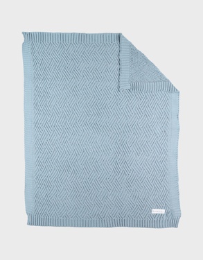 Organic knit blanket 75x100cm