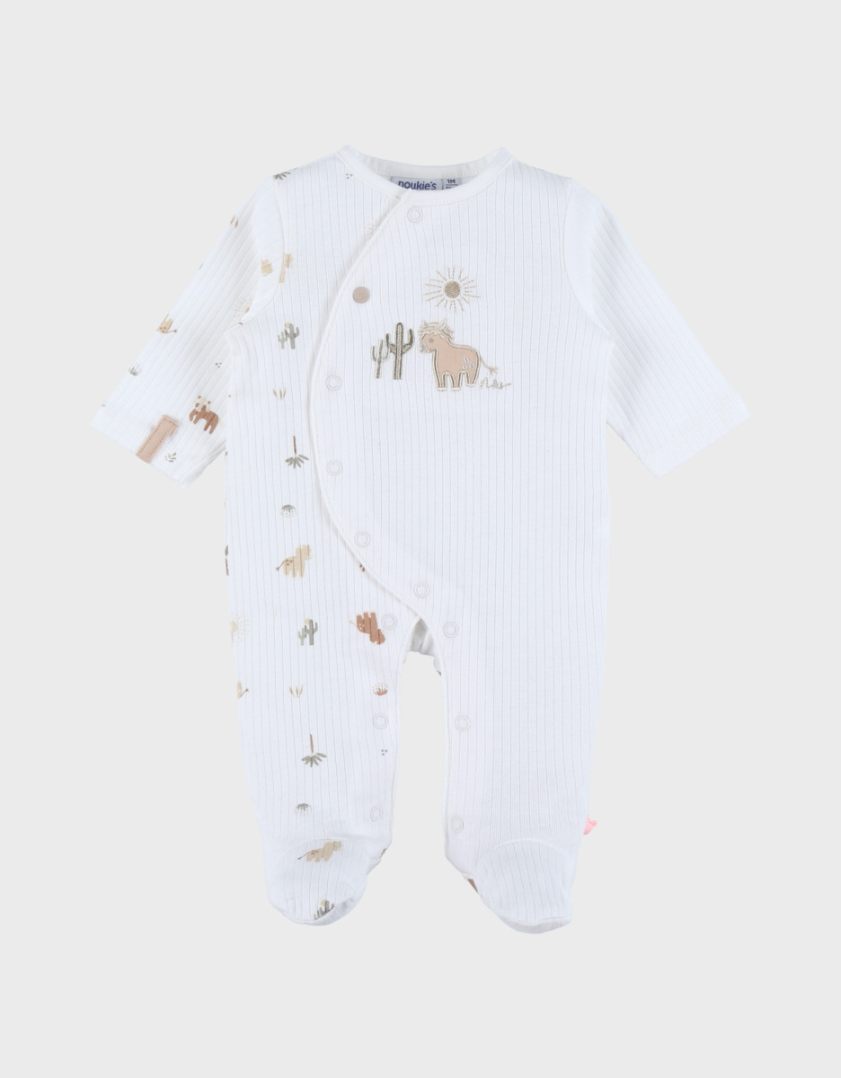 Pyjama bébé, coton structuré