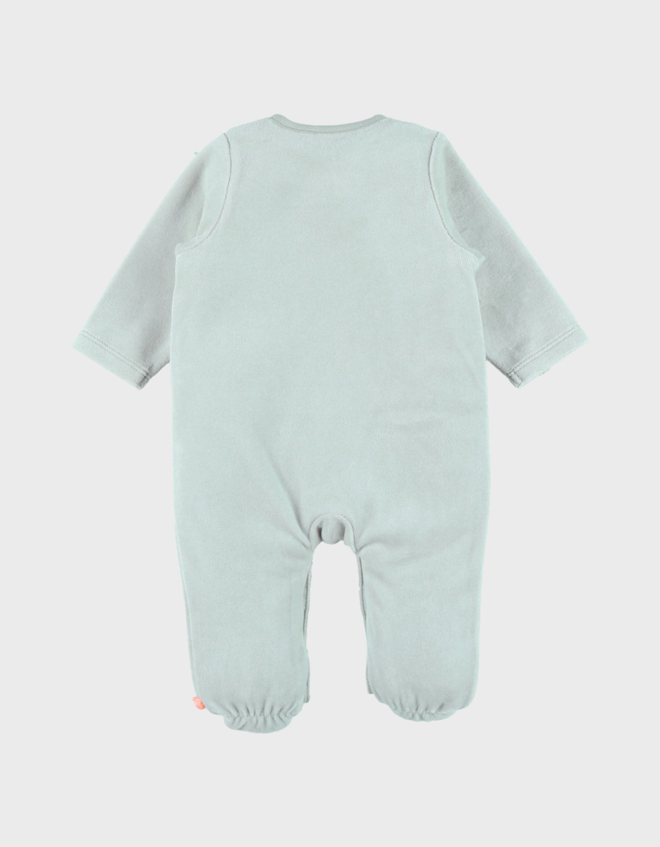 Pyjama bébé, velours brodé
