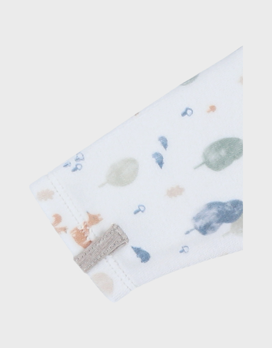 Pyjama bébé, velours imprimé