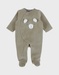 Pyjama bébé, velours brodé