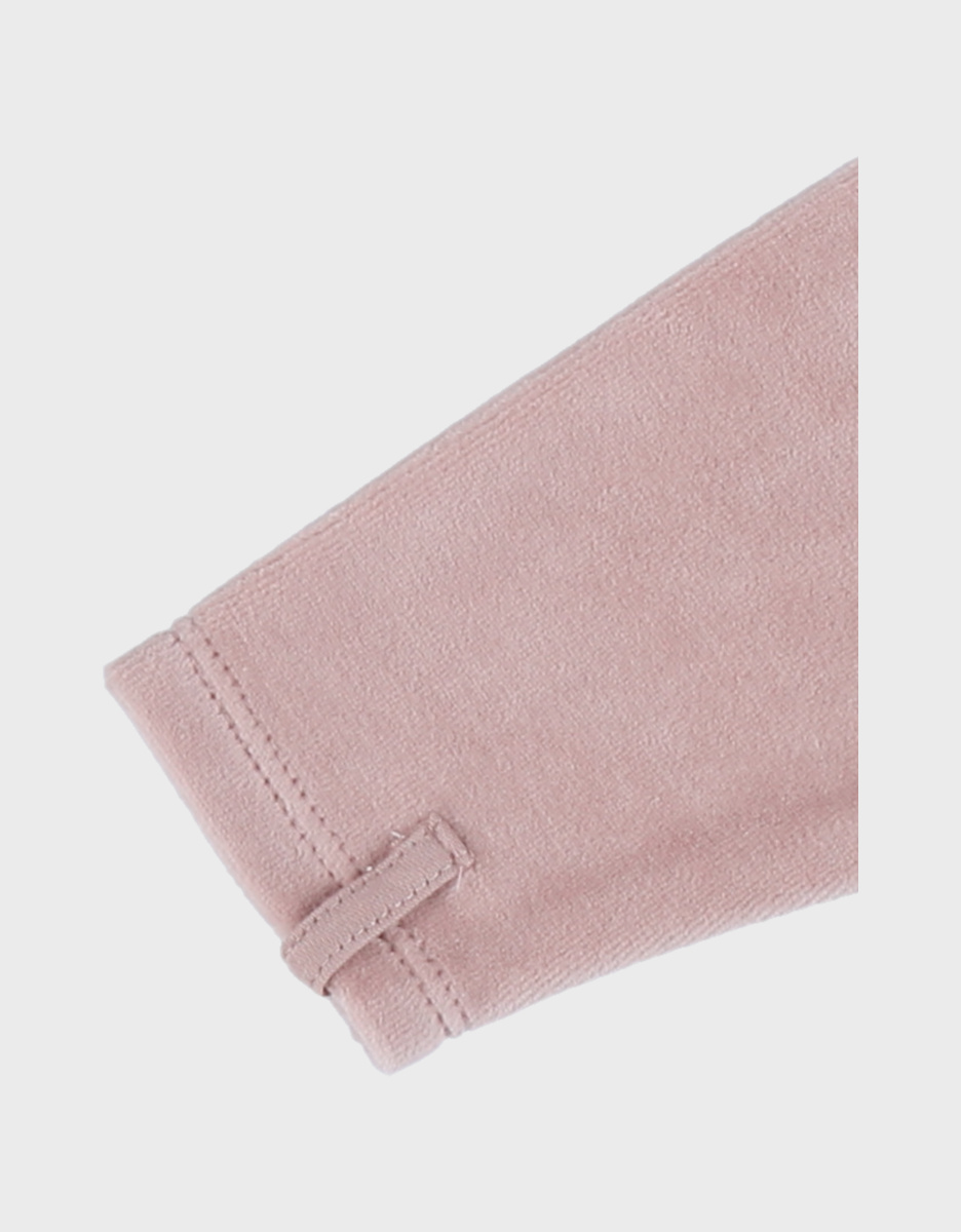 Pyjama bébé, velours brodé