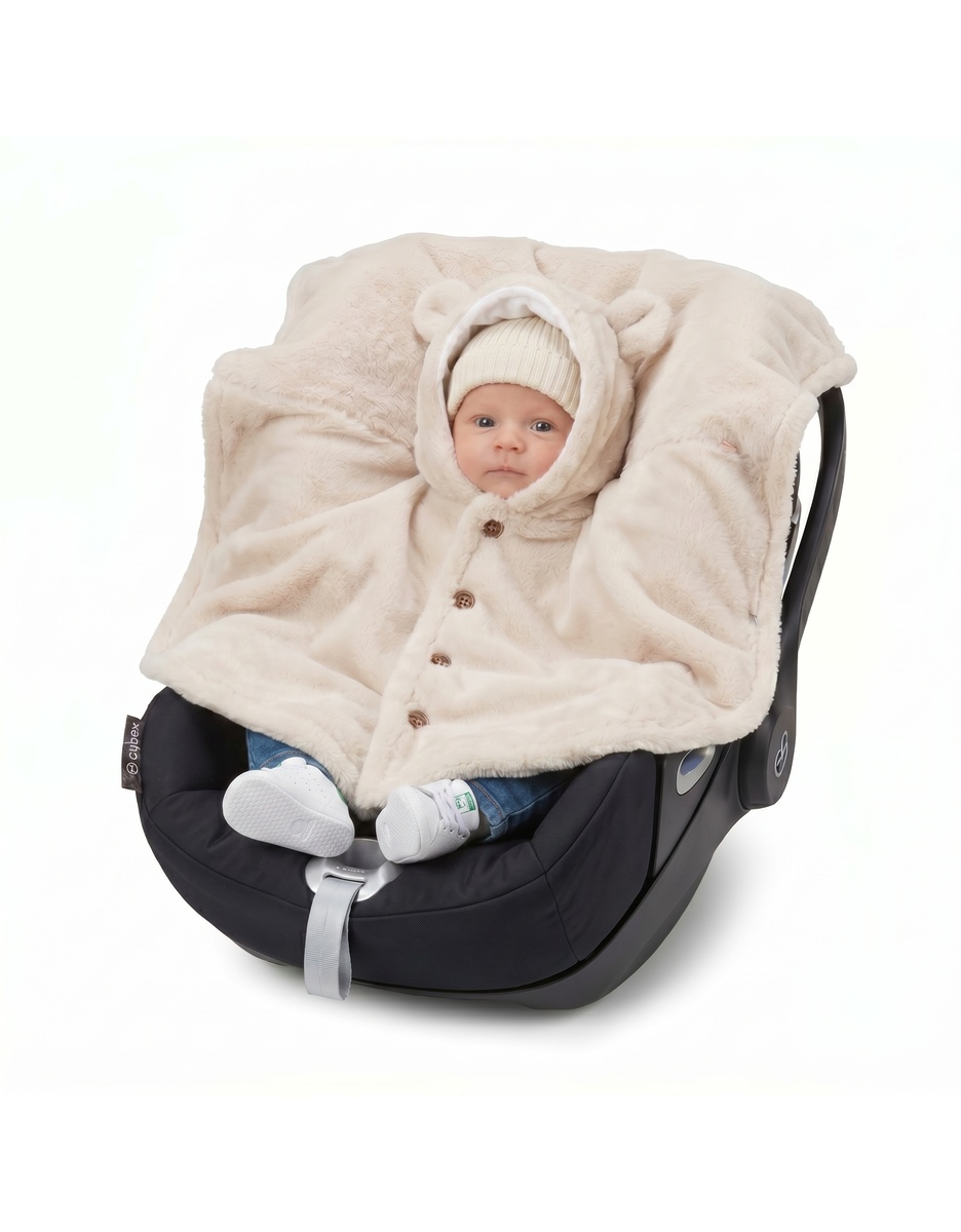 Baby poncho, Groloudoux® extra zacht