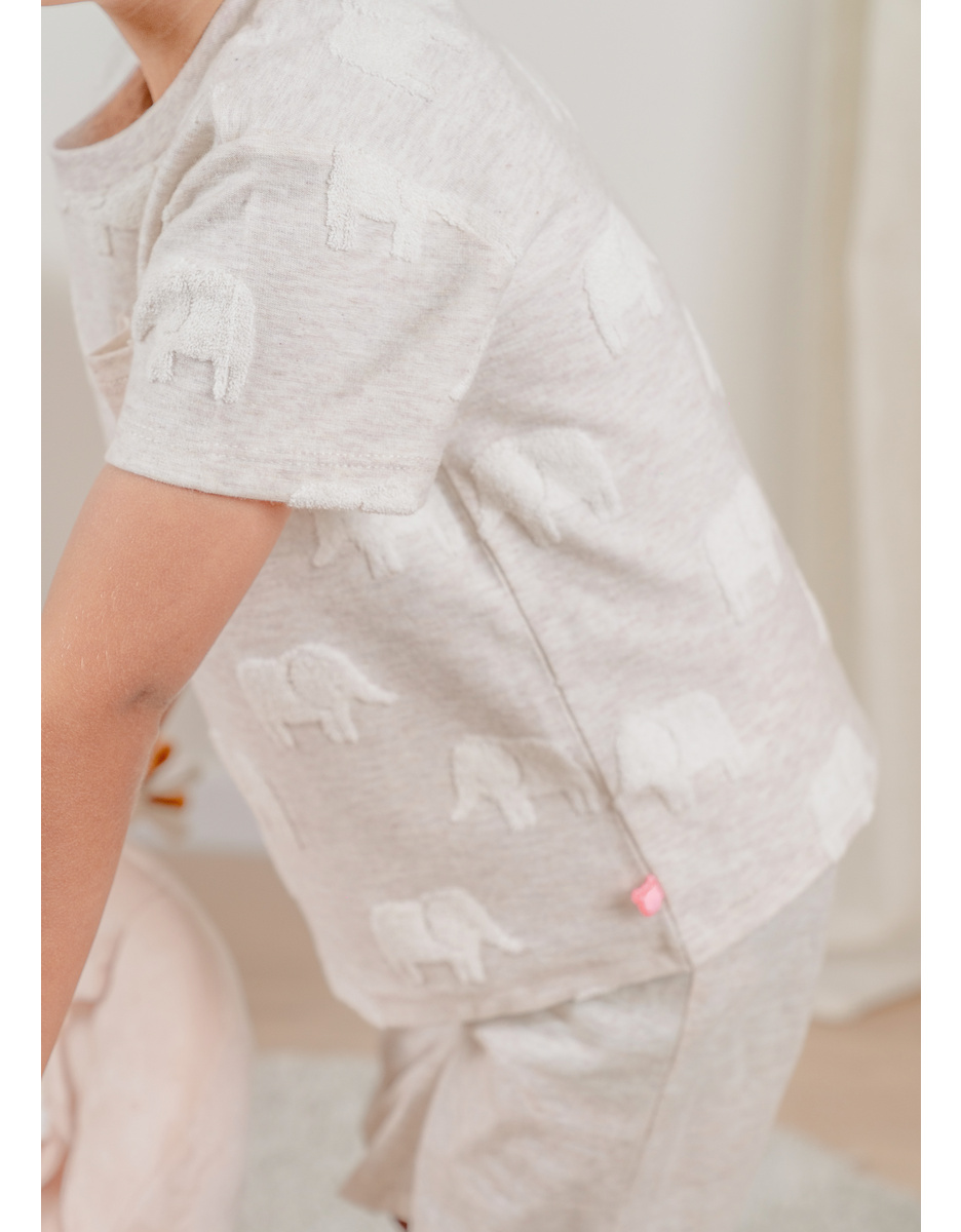 Pyjama bébé, coton jacquard