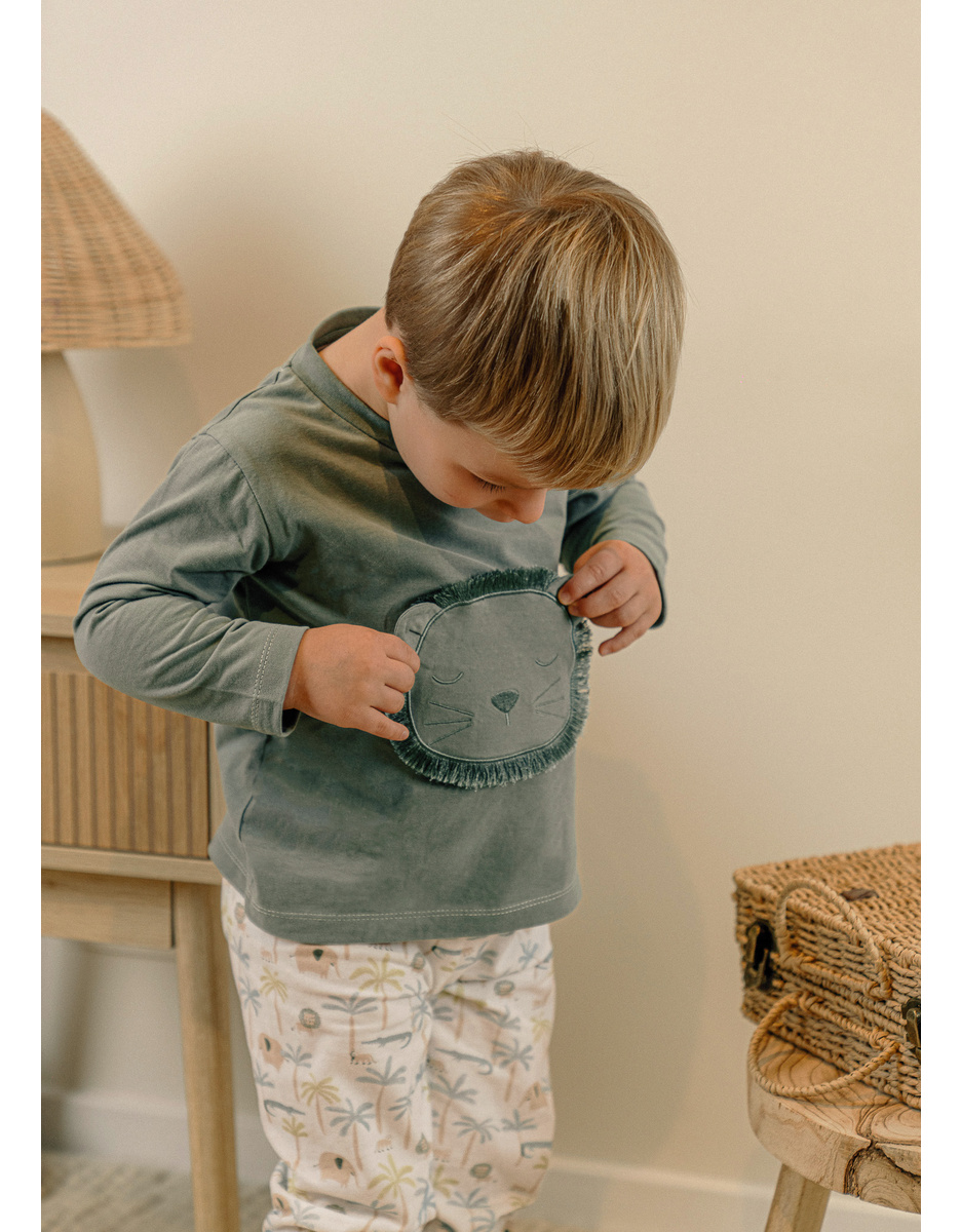 Pyjama bébé, jersey imprimé