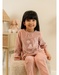 Pyjama bébé, velours brodé
