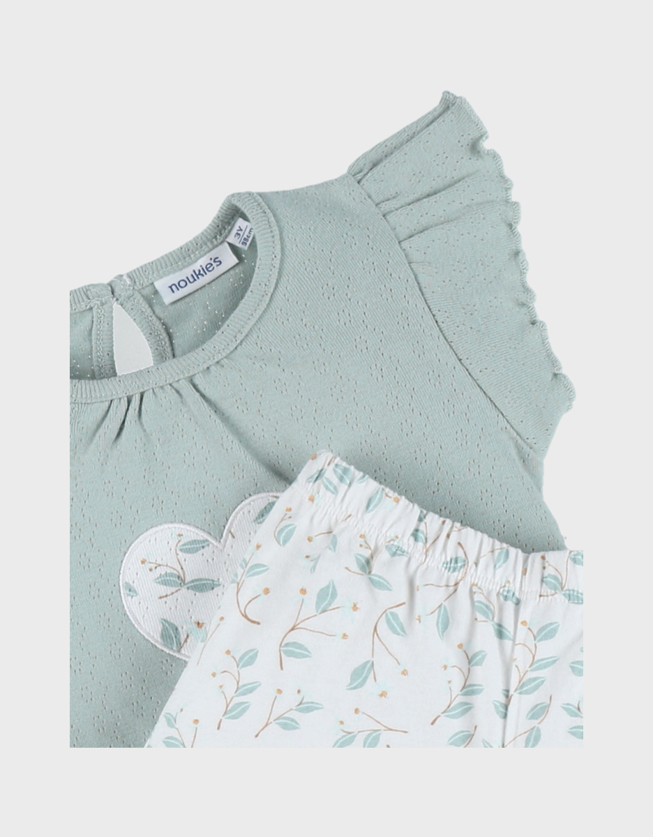 Baby pyjama, pointelle katoen